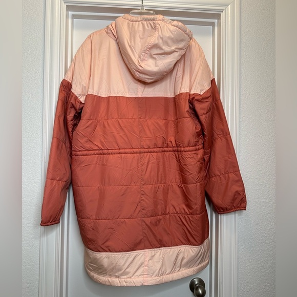New Columbia Women's Flash Challenger Sherpa Lined Long Jacket size XXL IN PEACH - Picture 6 of 11